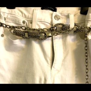 ACCESSORIES SALE- 15!! Silver colour adjustable chain belt